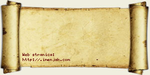 Tadija Rakovac vizit kartica